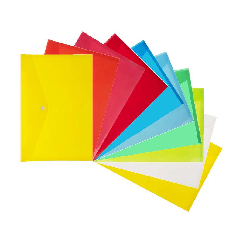 پوشه دکمه دار مایتو کد 001 سایز A4 بسته 10 عددی پوشه دکمه دار مایتو کد 001 سایز A4 بسته 10 عددی