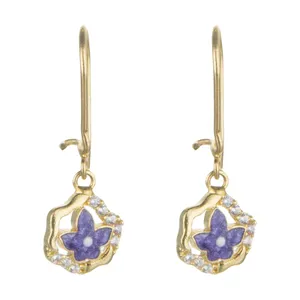 گوشواره طلا 18 عیار زنانه کانیار گالری کد 1511