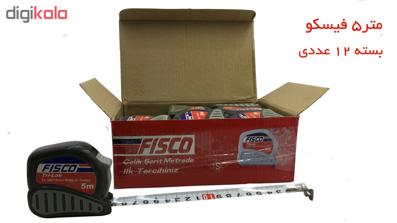 مجموعه 12 عددی متر 5 متری فیسکو مدل Tri-Lok