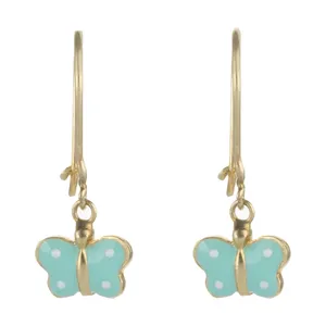 گوشواره طلا 18 عیار زنانه کانیار گالری کد 1514