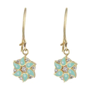 گوشواره طلا 18 عیار زنانه کانیار گالری کد 1516