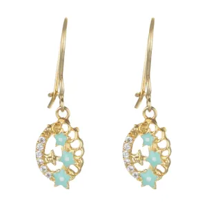 گوشواره طلا 18 عیار زنانه کانیار گالری کد 1517