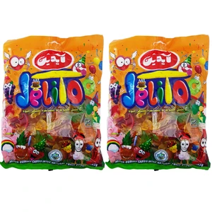 پاستیل حیوانات میوه ای آیدین مقدار 1 کیلوگرم بسته 2 عددی