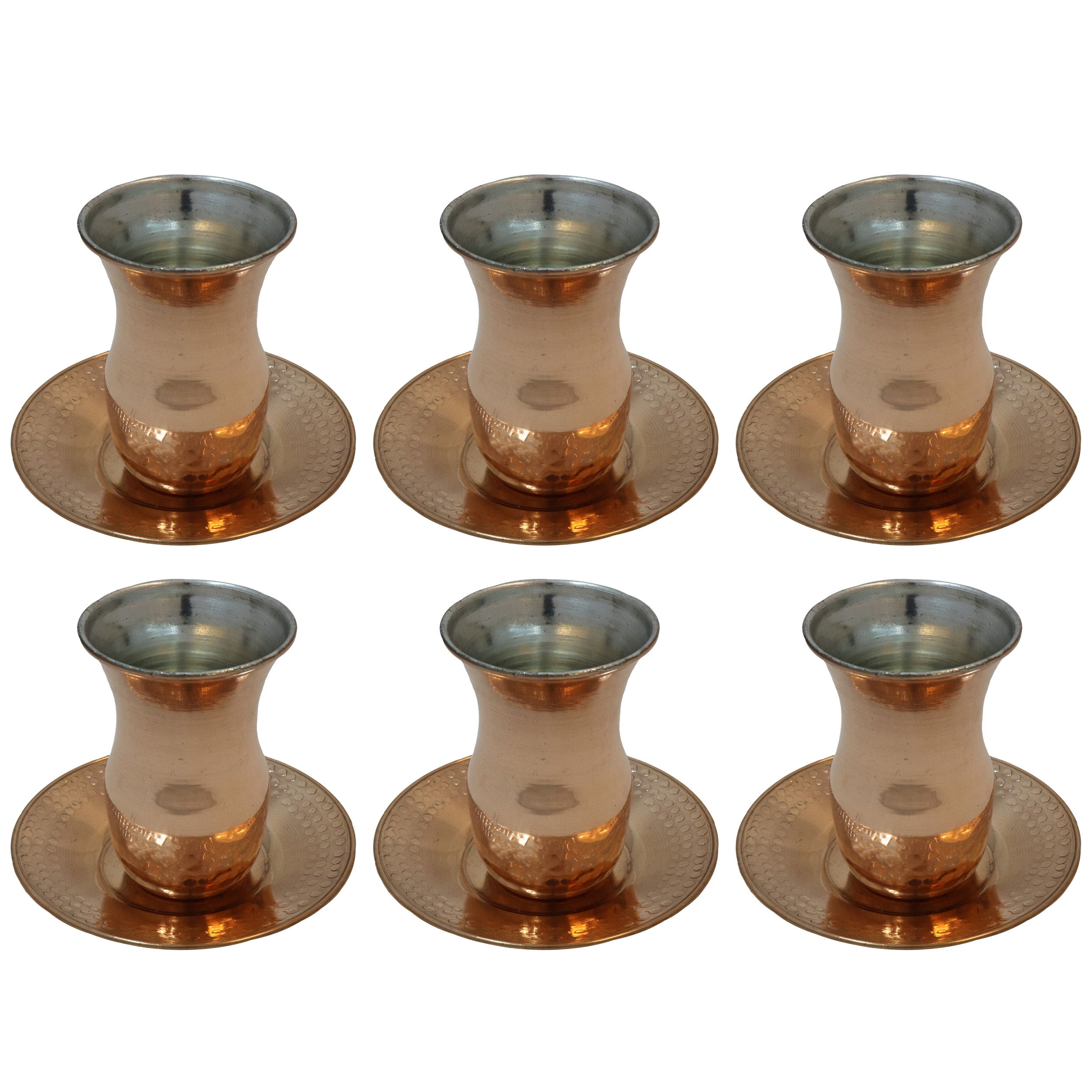 سرویس چای خوری مسی 12 پارچه مدل IRT