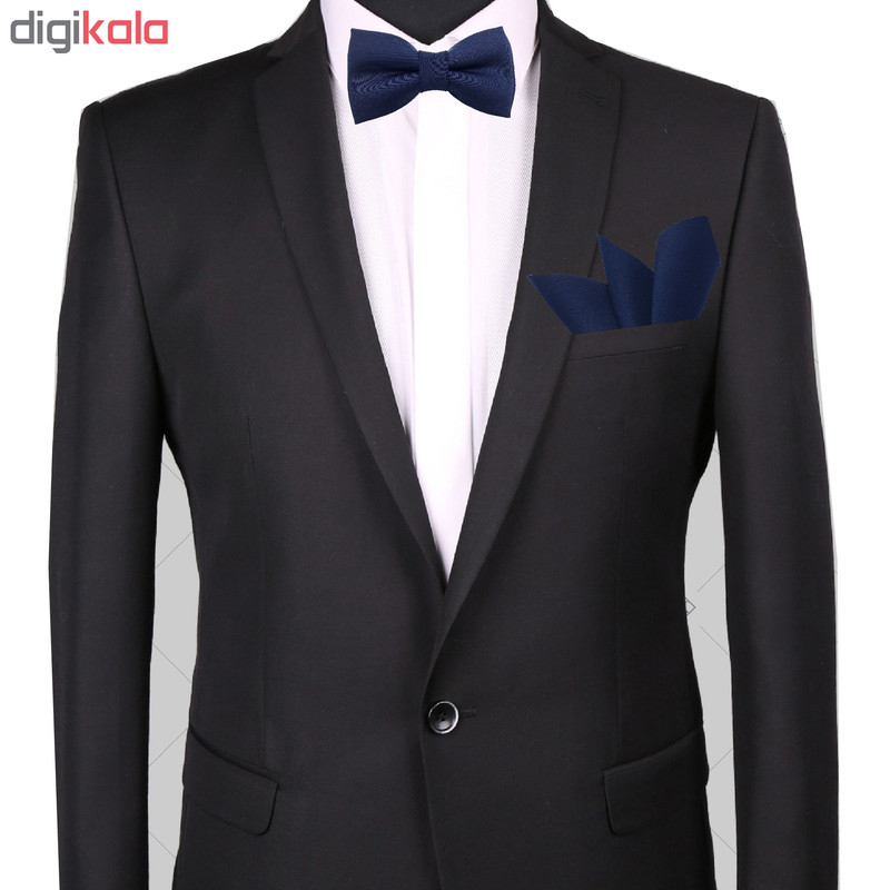 ست پاپیون و دستمال جیب مردانه هکس ایران مدل PSDM SRM