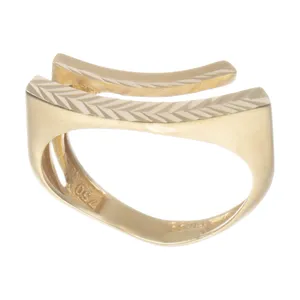 انگشتر طلا 18 عیار زنانه کانیار گالری کد 1525