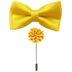 ست پاپیون و گل کت مردانه هکس ایران مدل PSGK YL