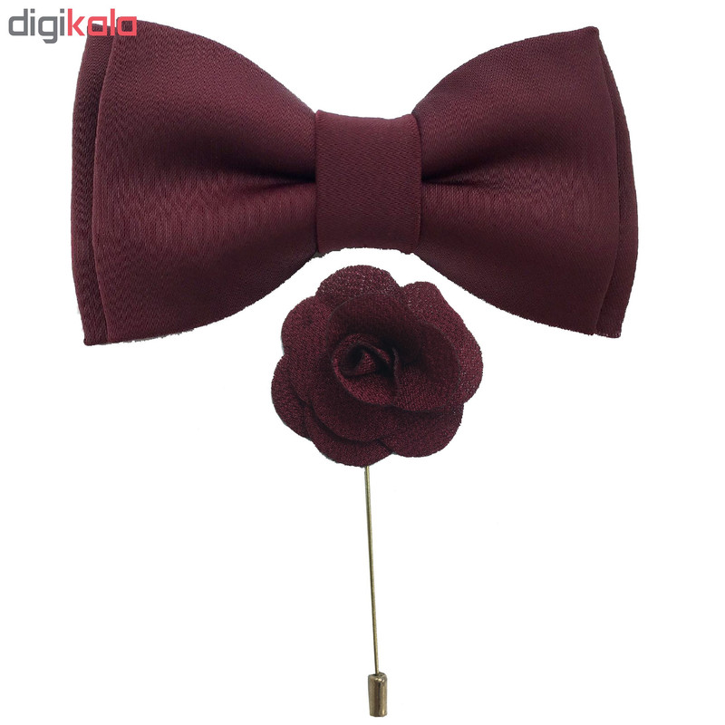 ست پاپیون و گل کت مردانه هکس ایران مدل PSGK ZR