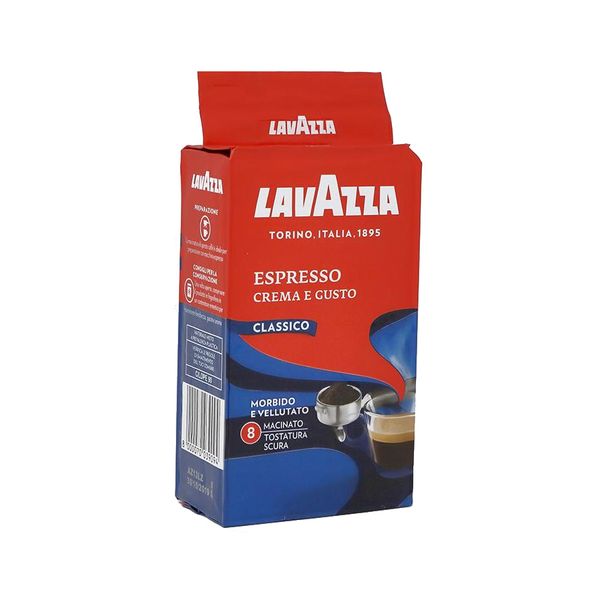 پودر قهوه لاواتزا مدل Crema e Gusto Classico مقدار 250 گرم پودر قهوه لاواتزا مدل Crema e Gusto Classico مقدار 250 گرم