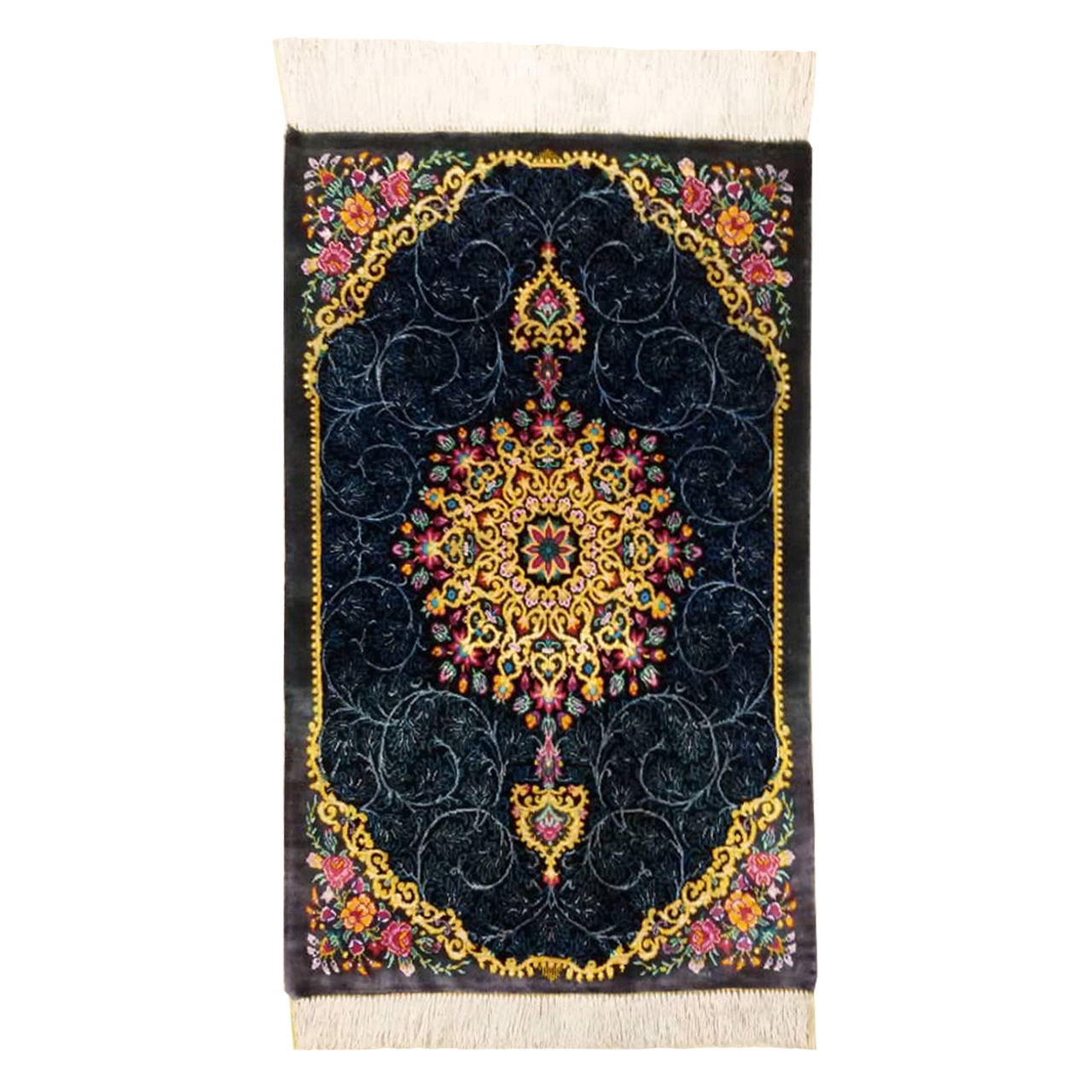 فرش دستبافت نیم متری طرح ترنجی کد YM.154