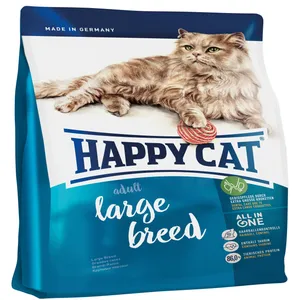 غذای خشک گربه هپی کت مدل large breed کد 120 وزن 10 کیلوگرم
