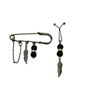 ست سنجاق سینه و گیره روسری مدل دلبر کد 01