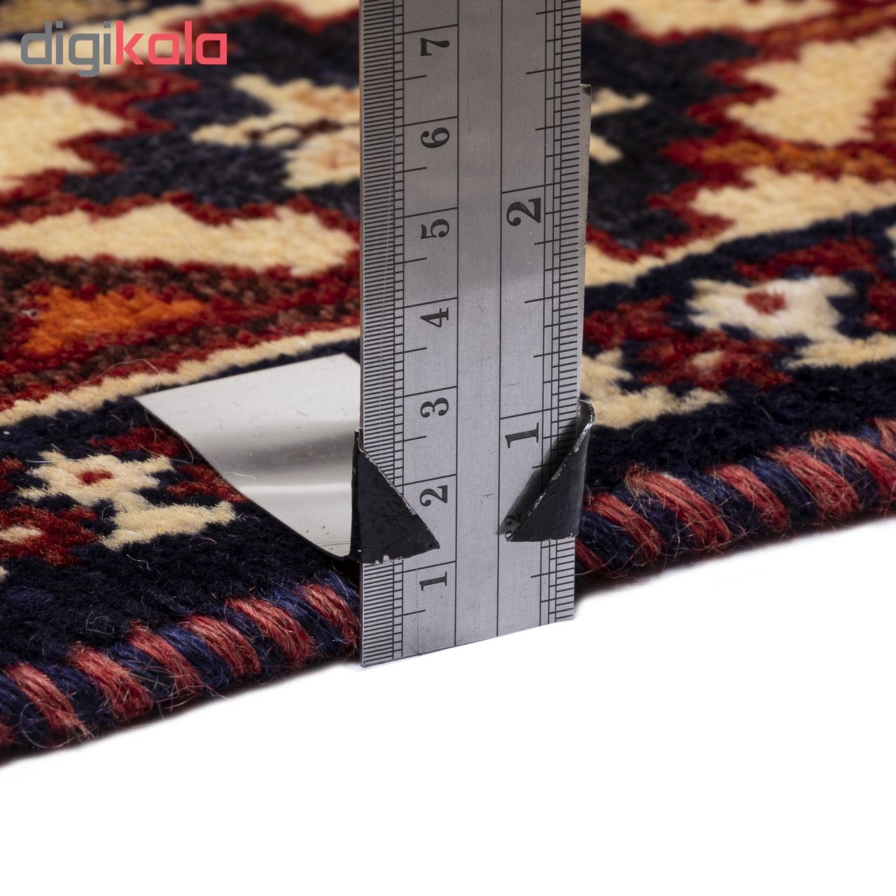 فرش دستباف قدیمی کناره طول سه و نیم متری سی پرشیا کد 177119