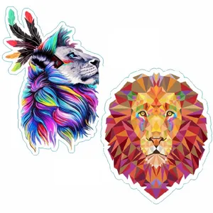 برچسب بدنه موتورسیکلت طرح شیر کد 53 مجموعه 2 عددی