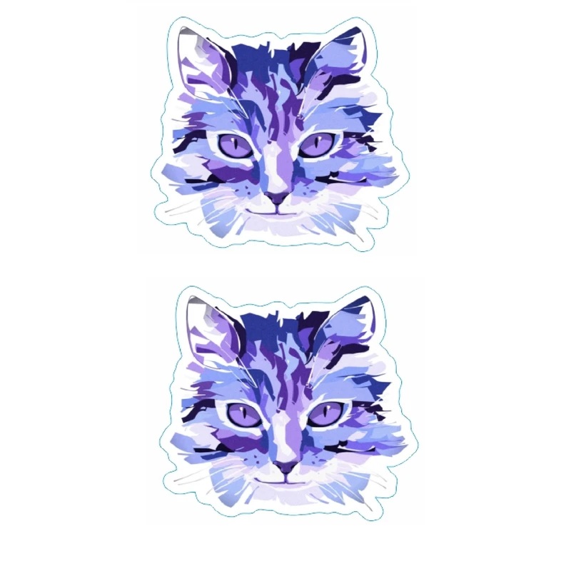 برچسب بدنه موتورسیکلت طرح گربه کد 44 بسته 2 عددی