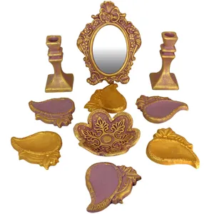 مجموعه ظروف هفت سین 10 پارچه طرح بته جقه کد 01-20