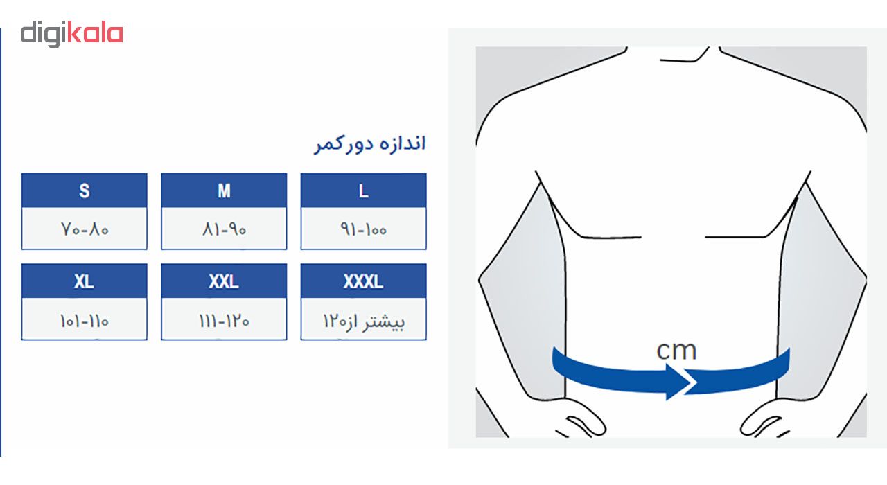 کمربند طبی نوید کد 184 -  - 4