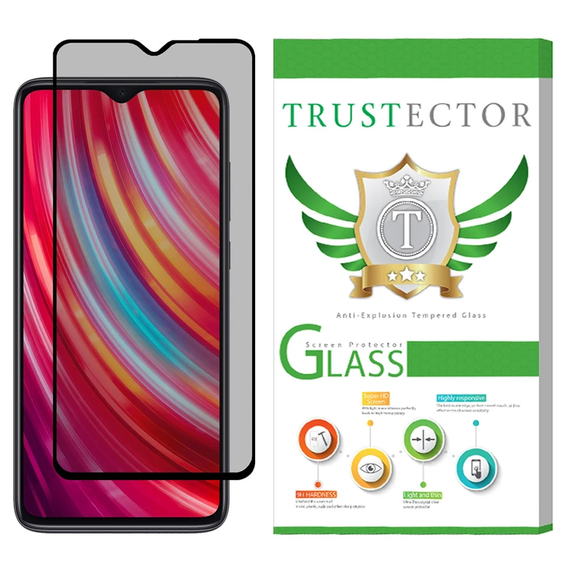 محافظ صفحه نمایش حریم شخصی تراستکتور مدل PSP مناسب برای گوشی موبایل شیائومی Redmi Note 8 Pro