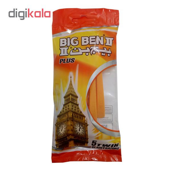 خود تراش بیج بن مدل PLUS بسته 5 عددی