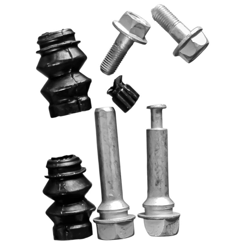 پیچ کالیپر ترمز چرخ جلو فورس مدل 002361 مناسب برای رانا و پژو 206 بسته 7 عددی