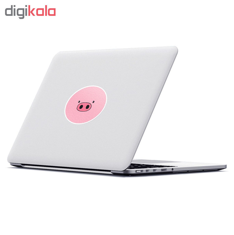 استیکر لپ تاپ ماسا دیزاین طرح خوک مدل STK685