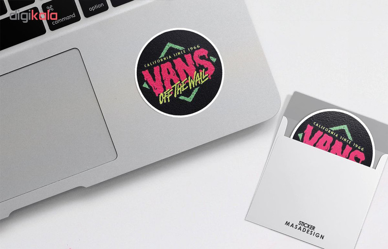 استیکر لپ تاپ ماسا دیزاین طرح vans مدل STK686