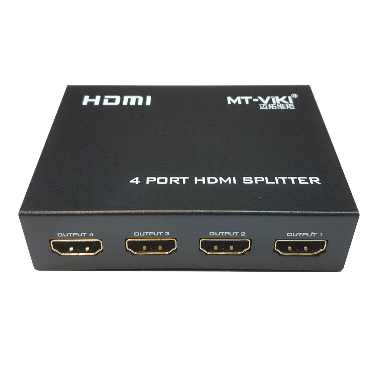 تصویر اسپلیتر 1 به 4 HDMI ام تی ویکی مدل MT-SP104M