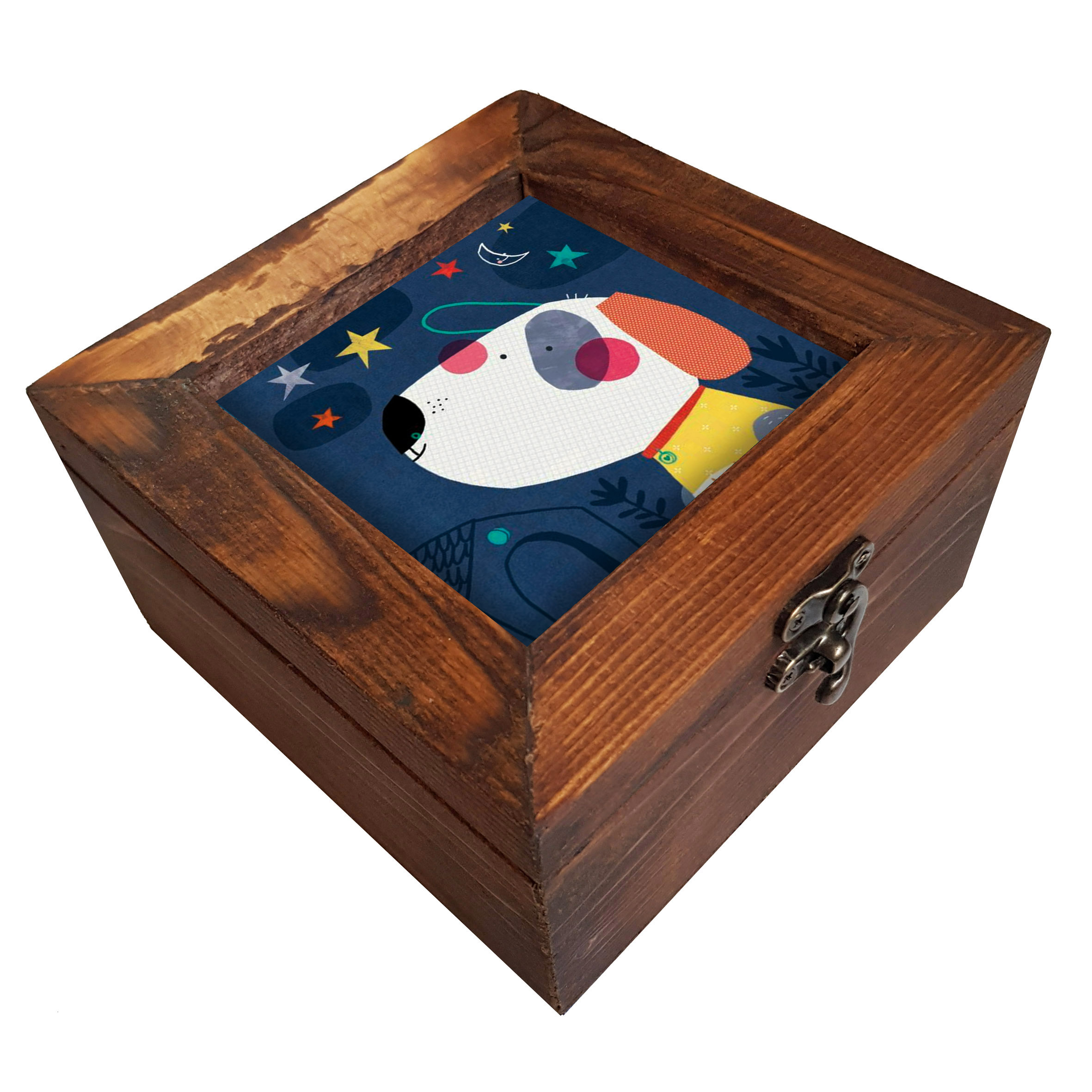 جعبه هدیه چوبی کد A106