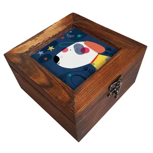 جعبه هدیه چوبی کد A106