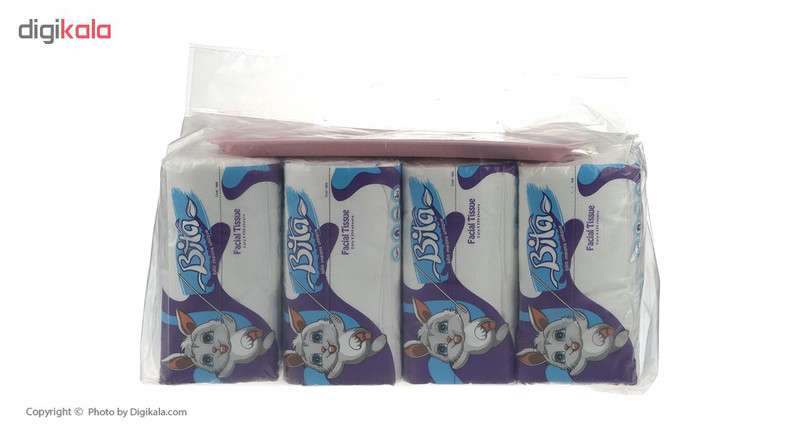 دستمال کاغذی 250 برگ بیتا بسته 8 عددی