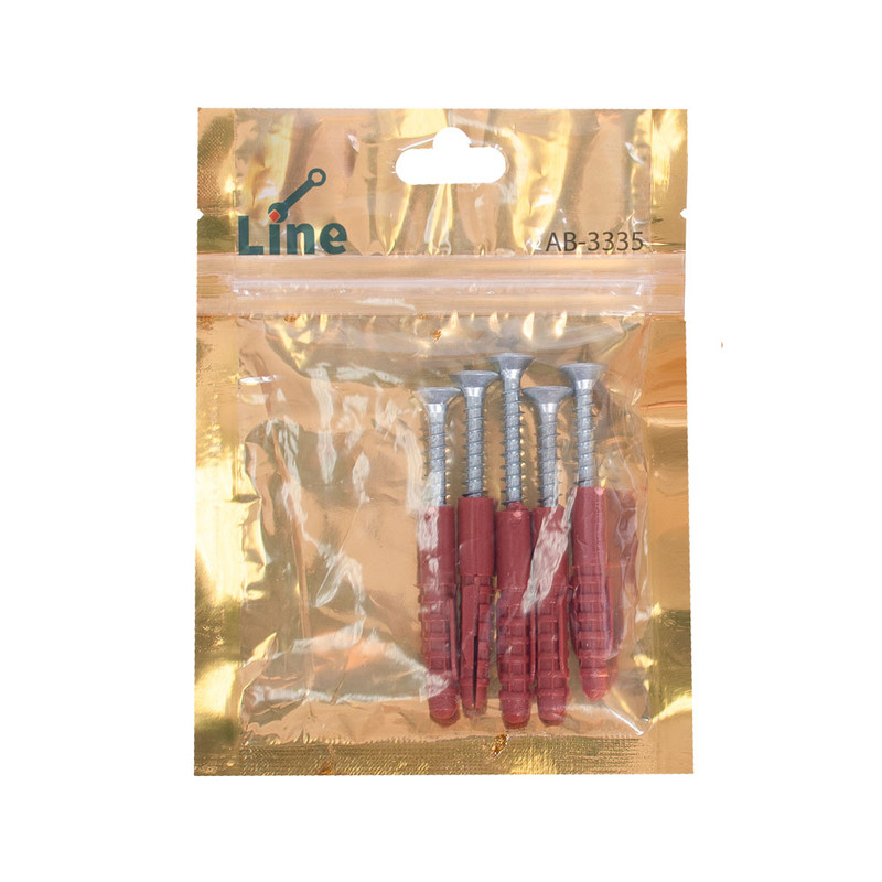 پیچ و رول پلاک لاین مدل AB-3335 مجموعه 10 عددی