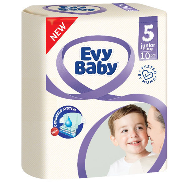 پوشک اوی بیبی مدل T-5 سایز 5 بسته 10 عددی