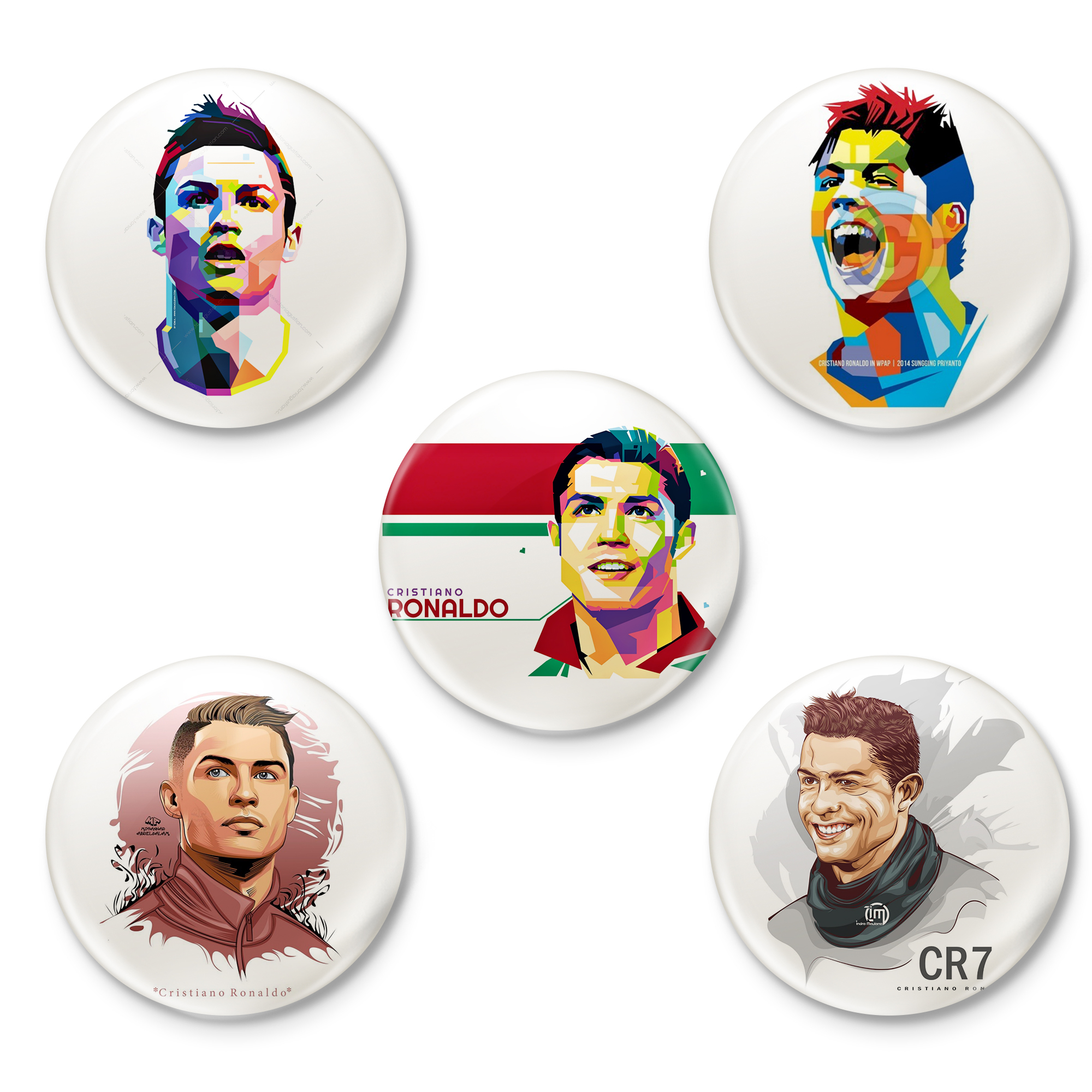 پیکسل طرح رونالدو کد 30.13 مجموعه 5 عددی