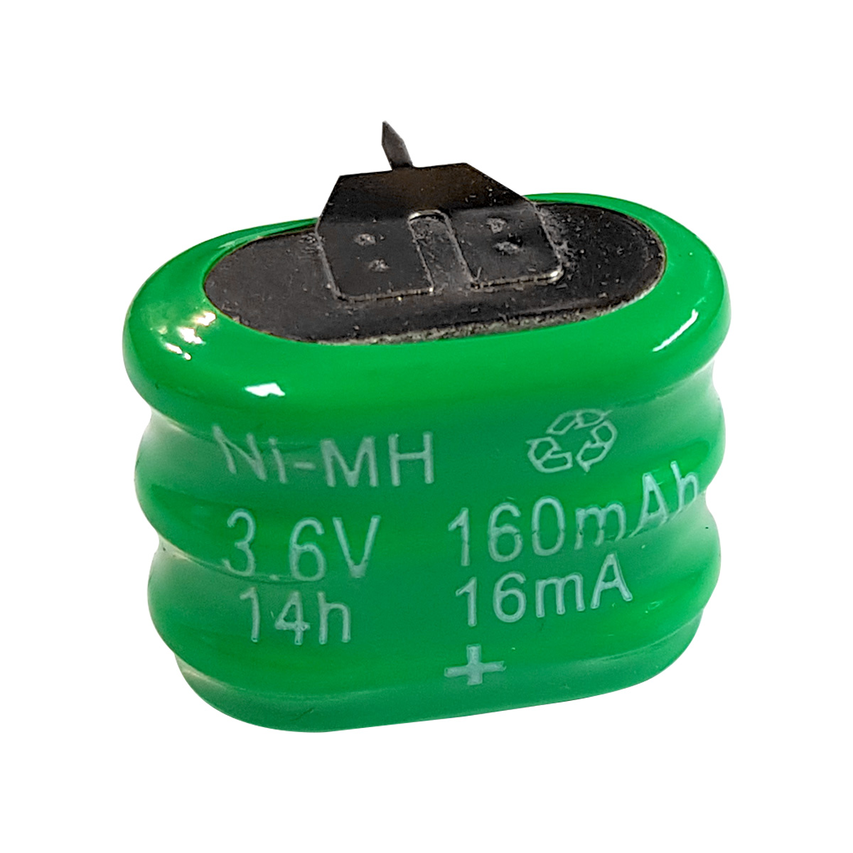 باتری نیکل متال هیدرید قابل شارژ کد 14h ظرفیت 160 میلی آمپر ساعت