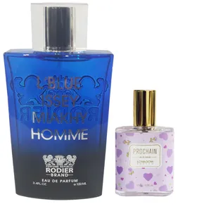ادو پرفیوم مردانه رودیر مدل L'BLUE ISSY MIAKHY HOMME حجم 100 میلی‌لیتر به همراه عطر جیبی زنانه لنکوم مدل Prochain حجم 25 میلی لیتر
