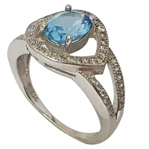 انگشتر نقره زنانه گالری احد کد 4971