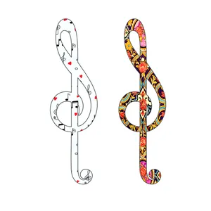 نشانگر کتاب لوکسینو مدل Music _1 بسته 2 عددی