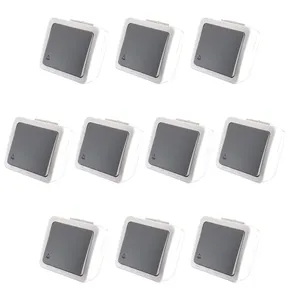 شاسی زنگ روکار پی بی آی مدل ip44 ceramic بسته 10 عددی