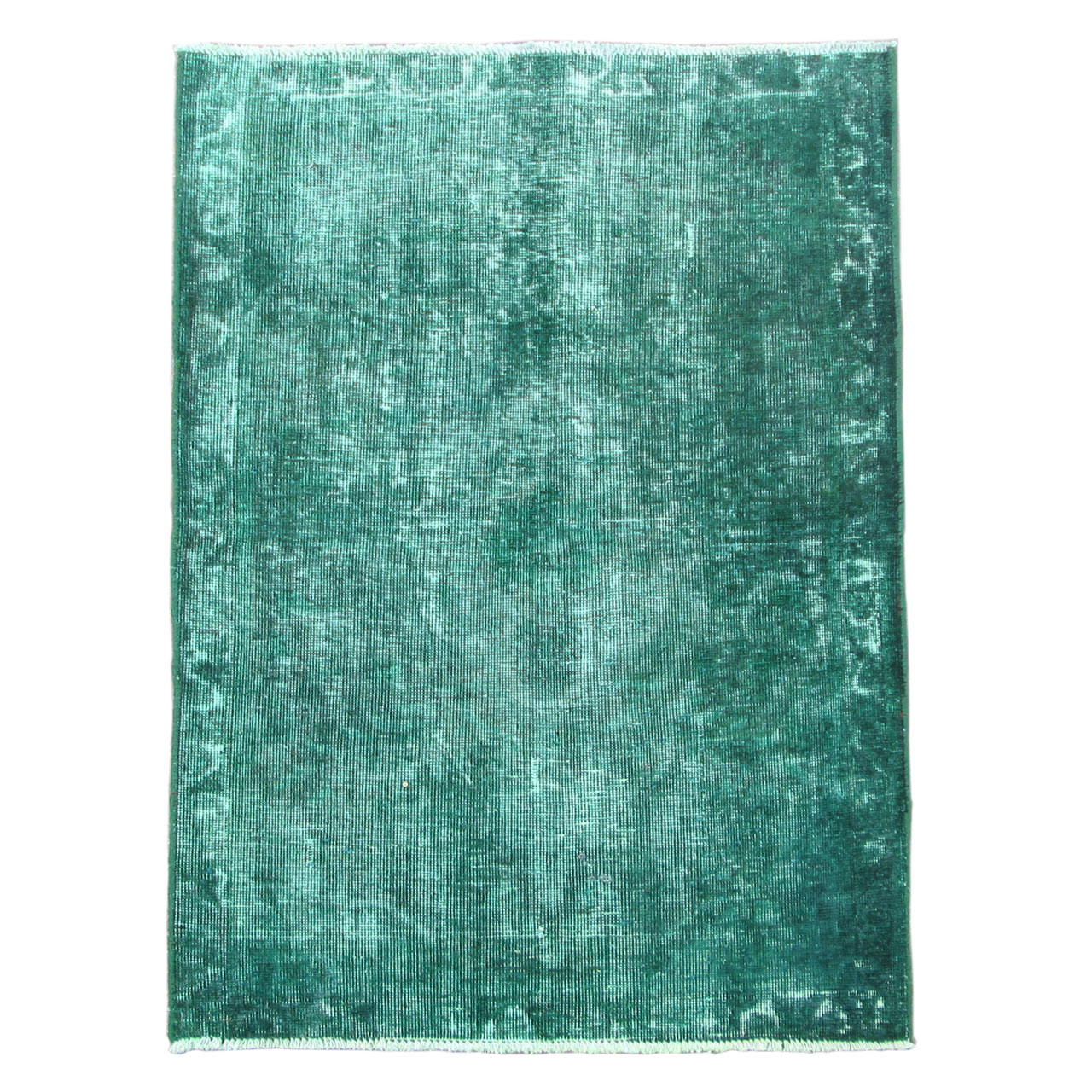 فرش دستبافت رنگ شده یک و نیم متری کد 9284