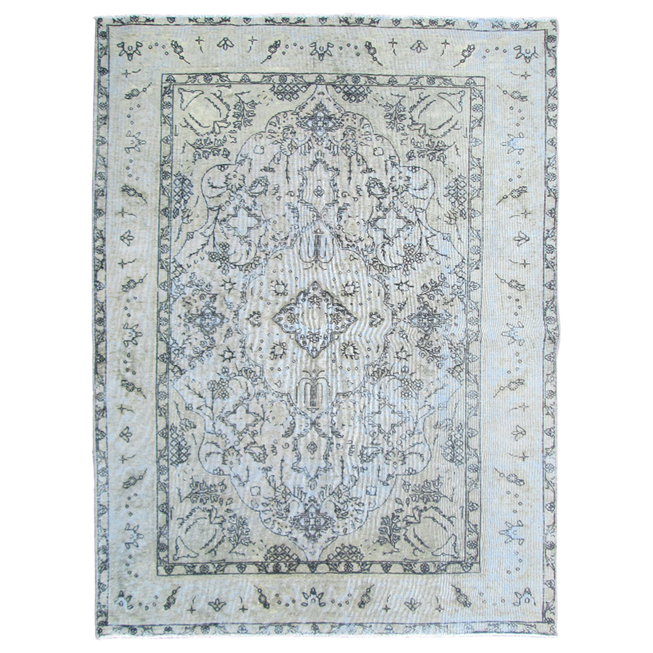 فرش دستبافت رنگ شده شش و نیم متری کد 9310