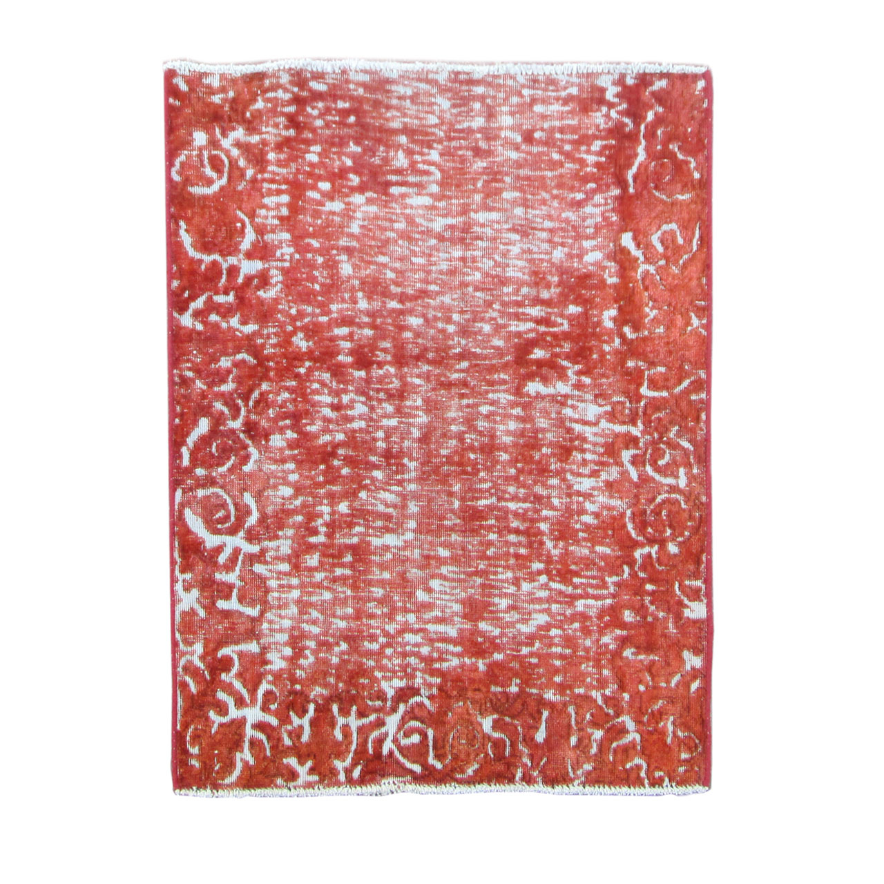 فرش دستبافت رنگ شده یک متری کد 9430