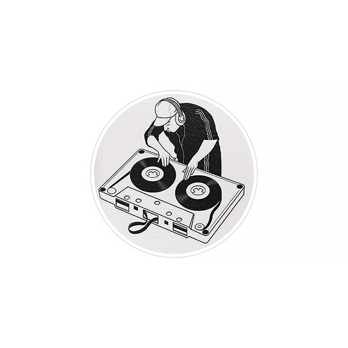 استیکر لپ تاپ ماسا دیزاین طرح نوارکاست مدل STK694
