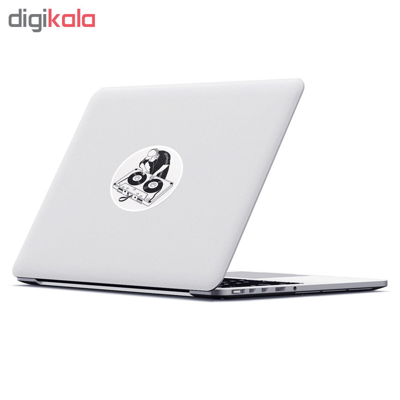 استیکر لپ تاپ ماسا دیزاین طرح نوارکاست مدل STK694