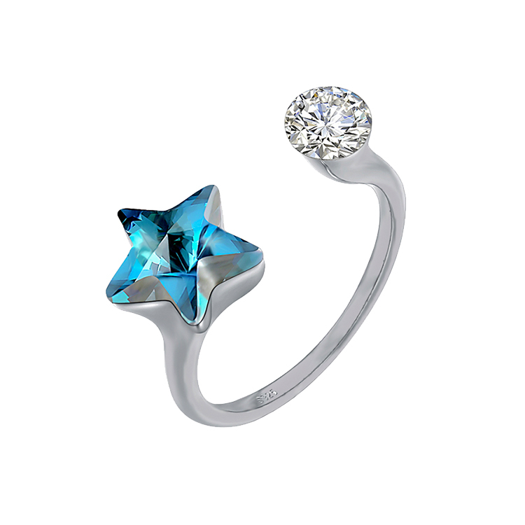 انگشتر نقره زنانه کد R286a