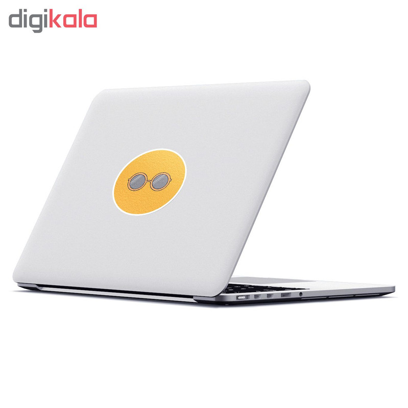 استیکر لپ تاپ ماسا دیزاین طرح عینک مدل STK696