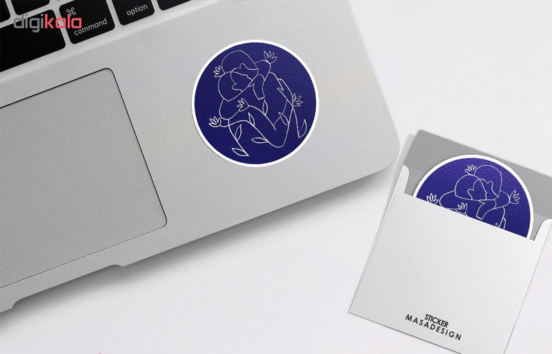 استیکر لپ تاپ ماسا دیزاین طرح دوستی مدل STK699