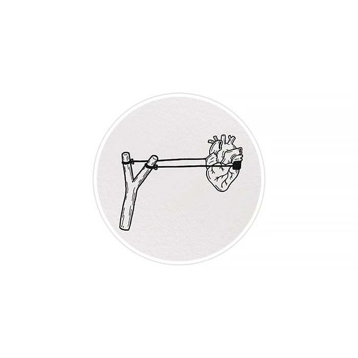 استیکر لپ تاپ ماسا دیزاین طرح قلب مدل STK700