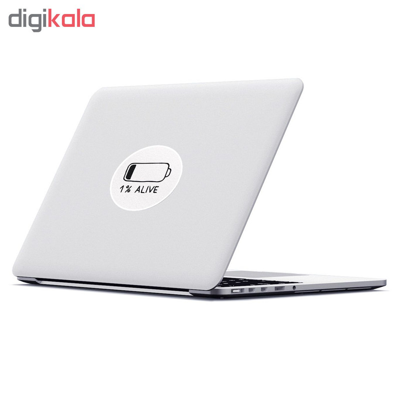 استیکر لپ تاپ ماسا دیزاین طرح باطری مدل STK701