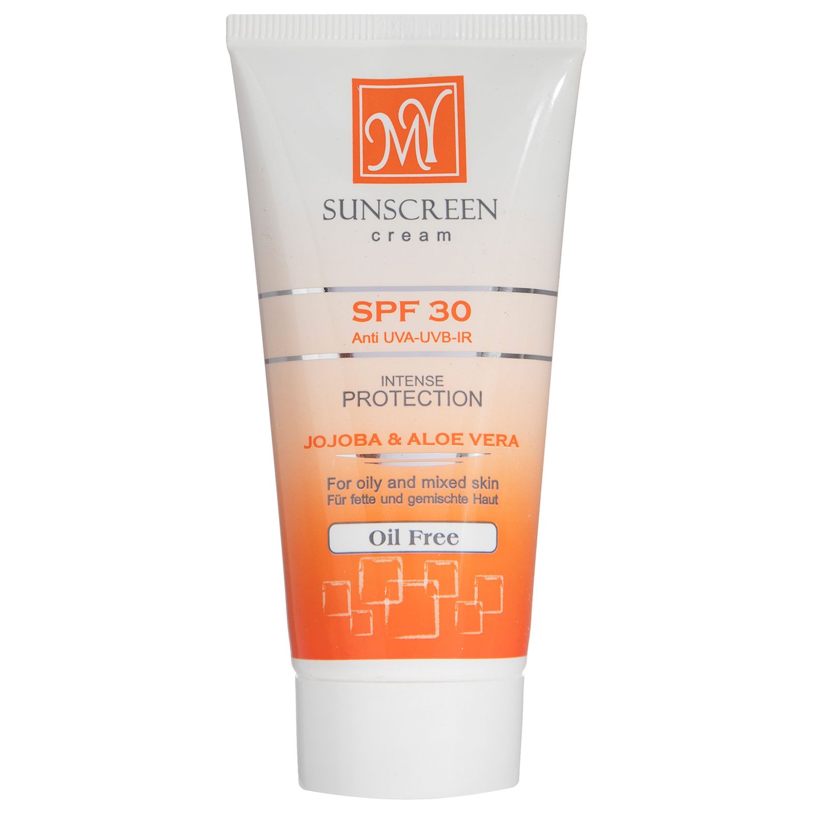 کرم ضد آفتاب بی رنگ مای SPF30 مدل Intense Protection مناسب پوست های مختلط و چرب حجم 50 میلی گرم