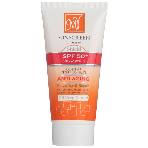 کرم ضد آفتاب ضد چروک فاقد چربی شیلد مای SPF50+
